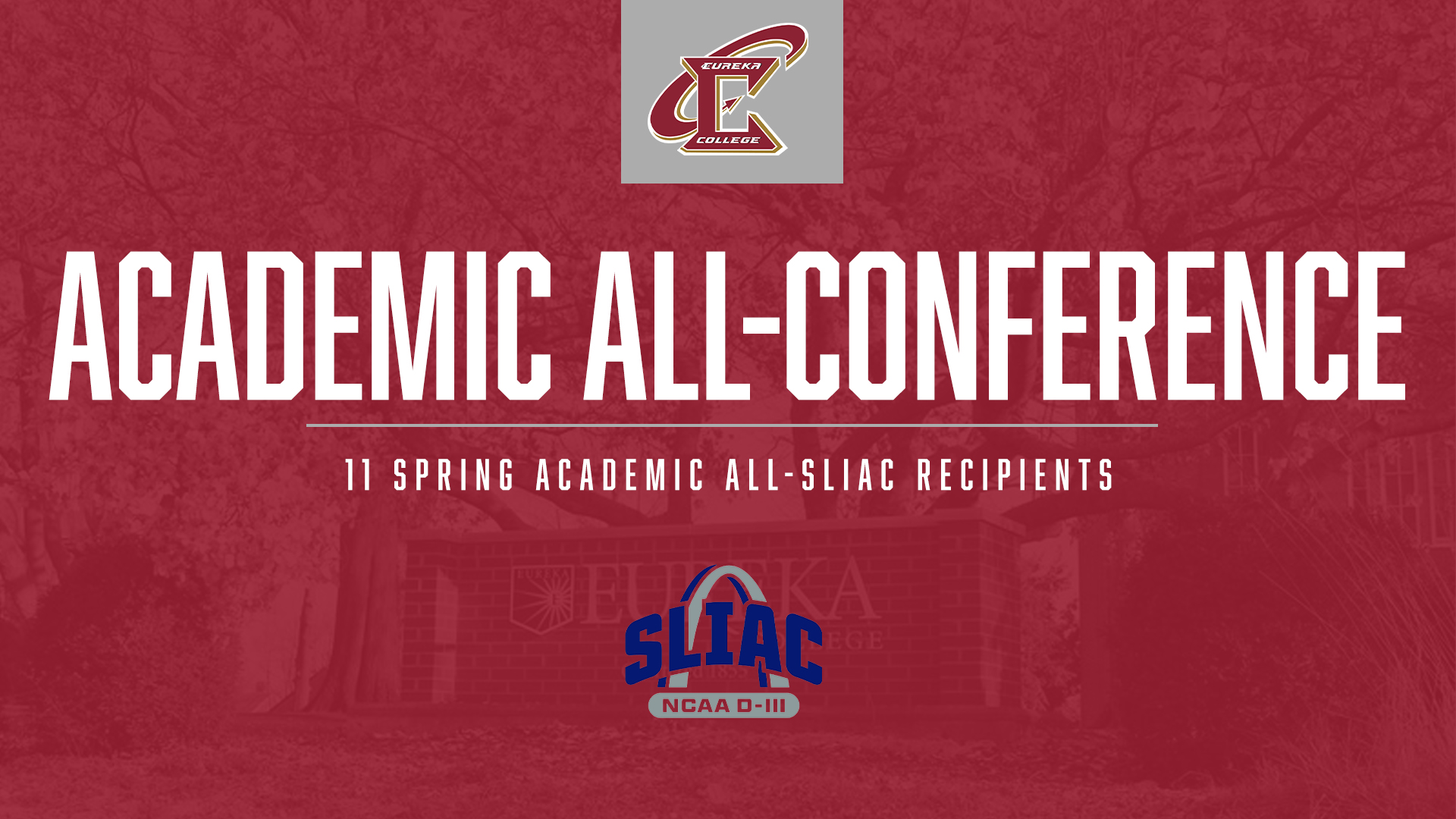 Eureka Places 11 Student-Athletes on SLIAC Spring All-Academic Team