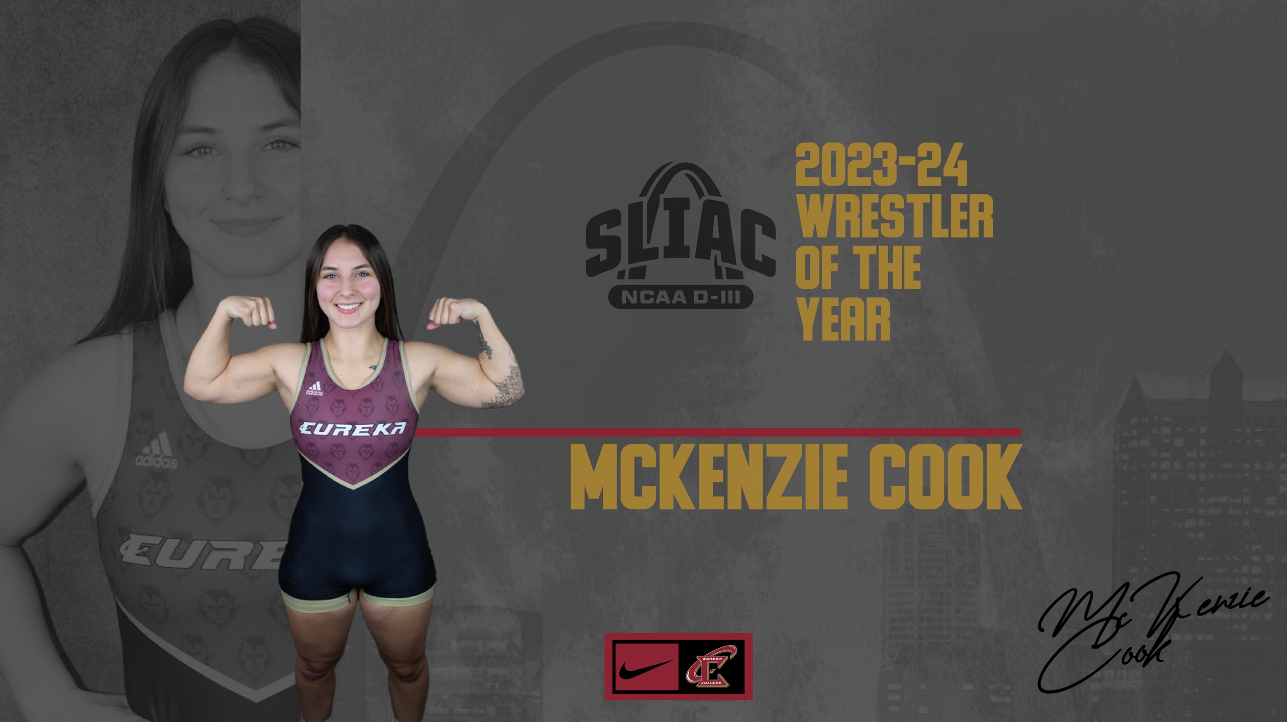 McKenzie Cook Named First Ever SLIAC Wrestler of the Year