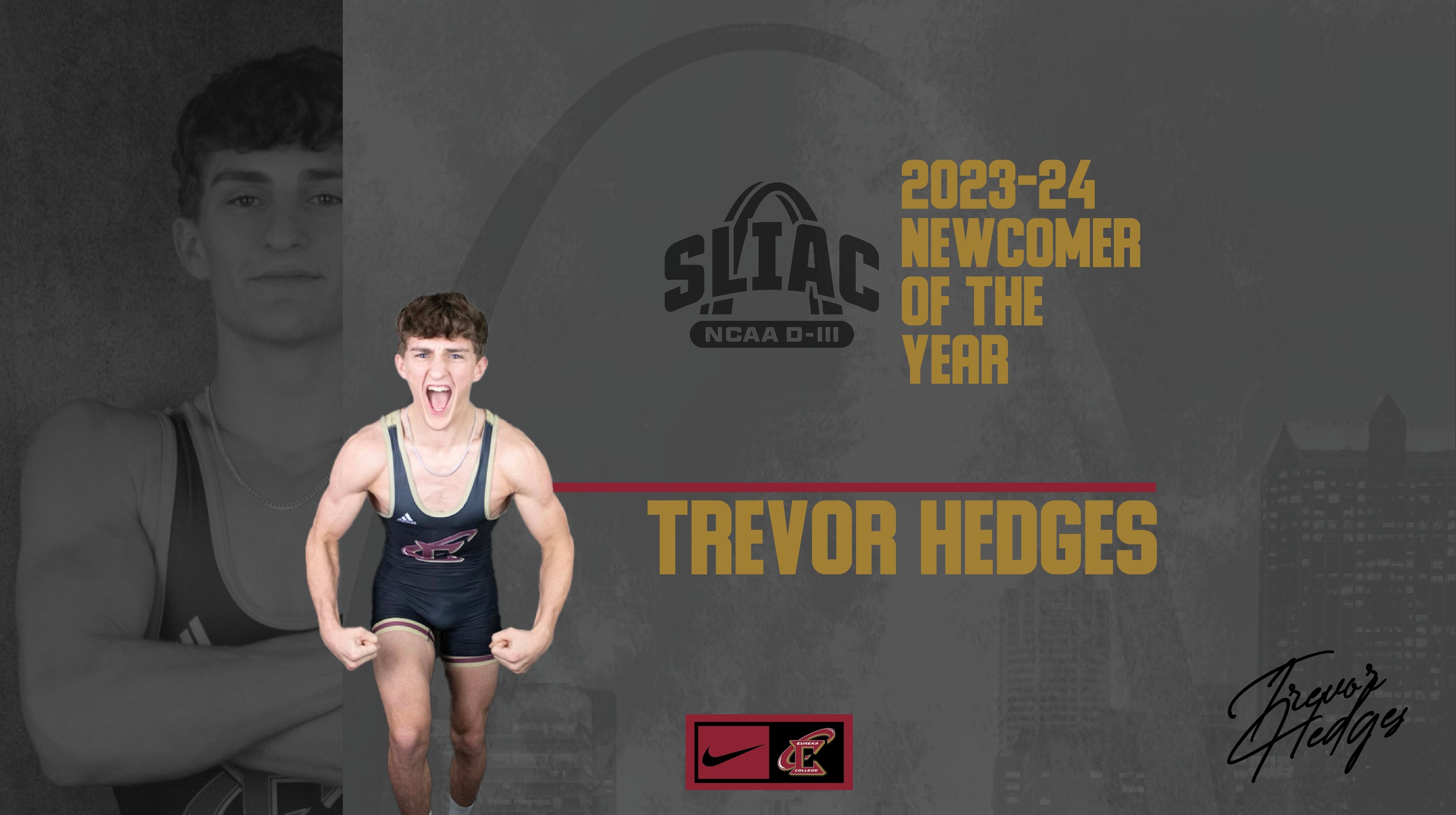 Trevor Hedges Named SLIAC&rsquo;s First Ever Newcomer of the Year